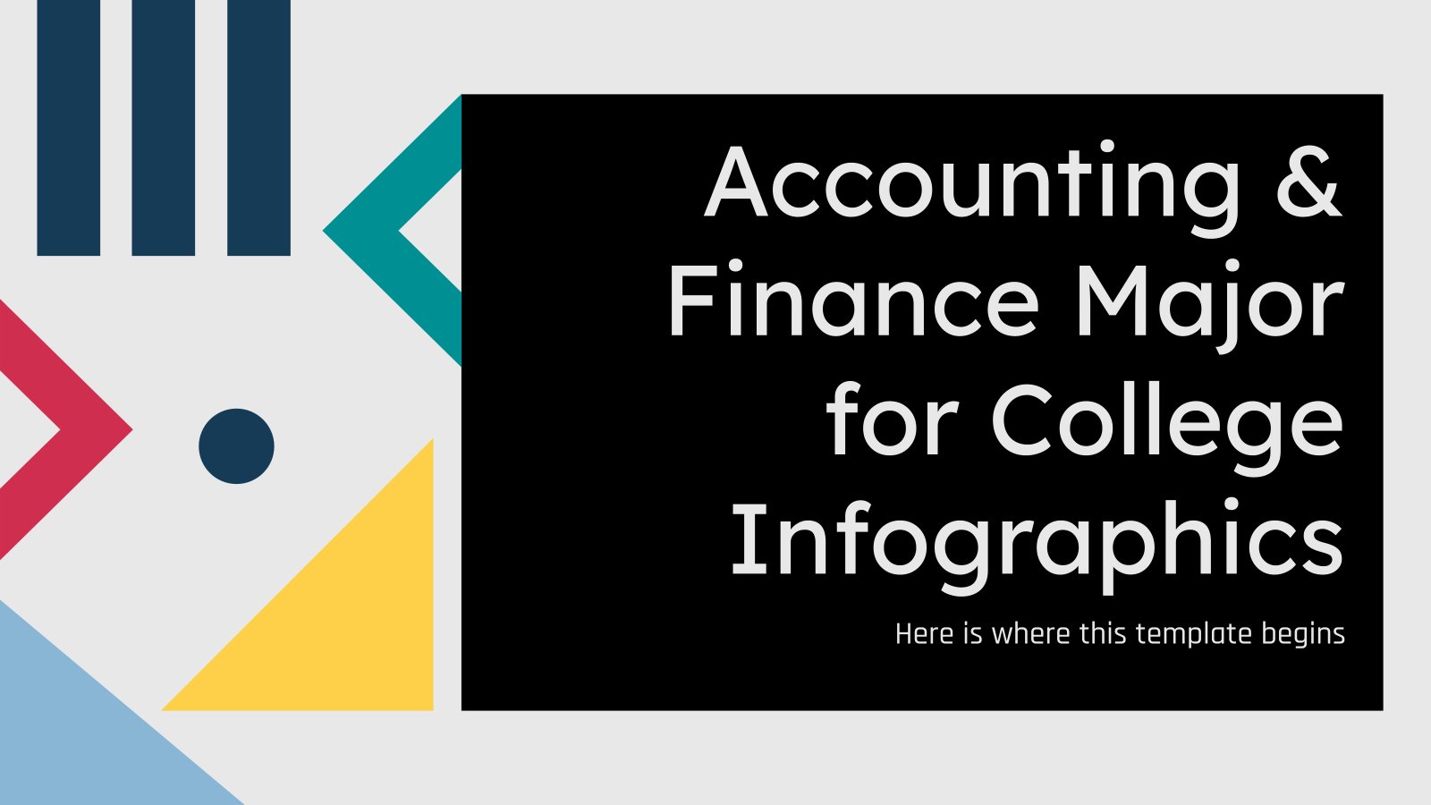 Modelo de apresentação Infográficos licenciatura em finanças e contabilidade